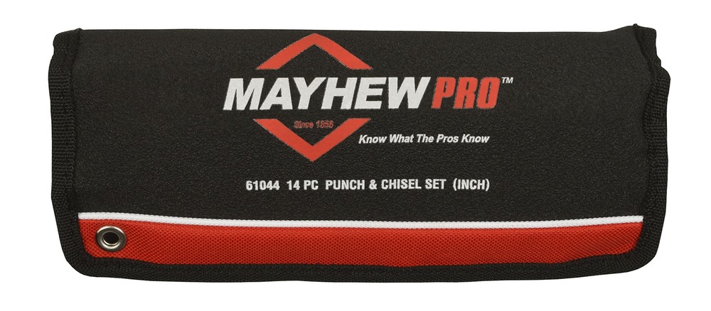 Mayhew 61044 Punch and Chisel Kit, 14-Piece