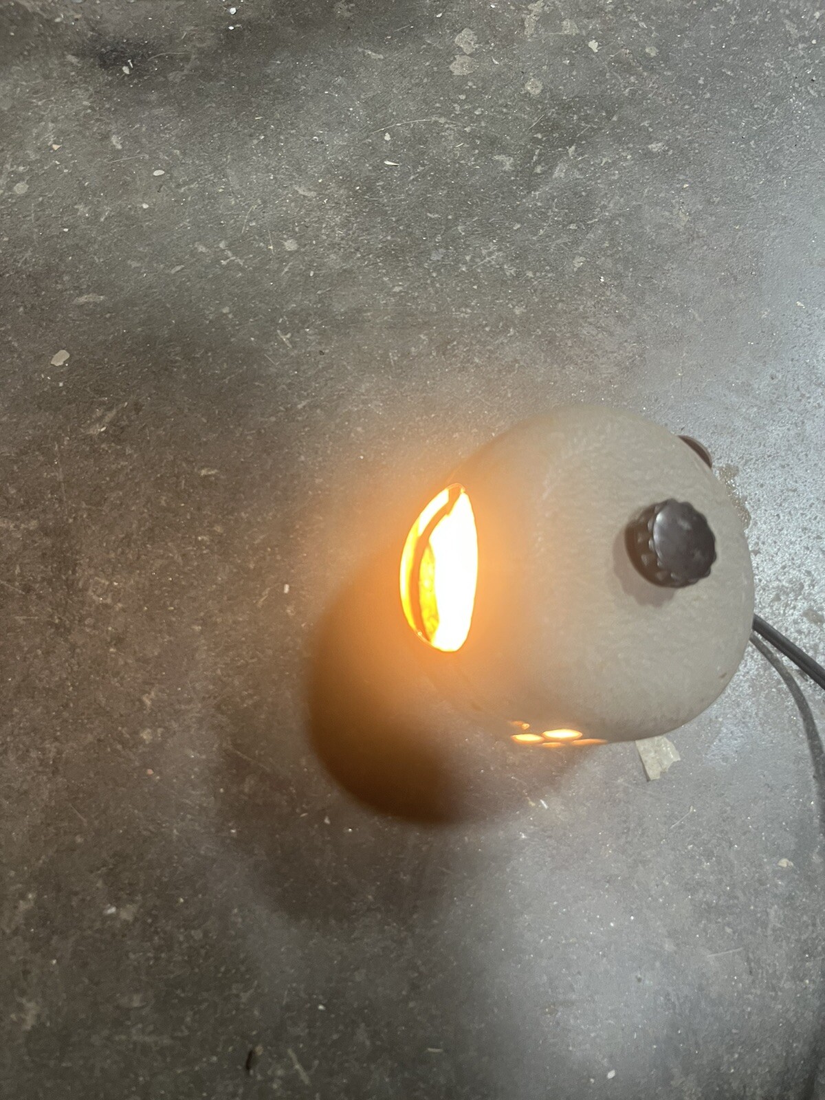 small antique spotlight