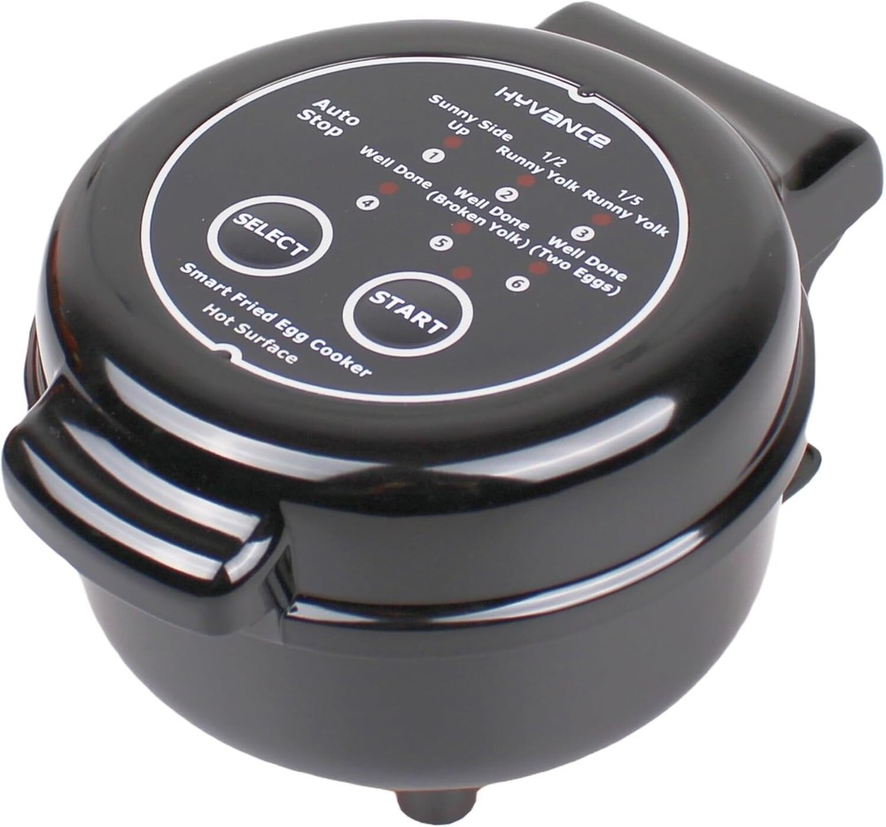 Smart Fried Egg Cooker for 6 Fried Egg Features including Sunny Side Up, Over...