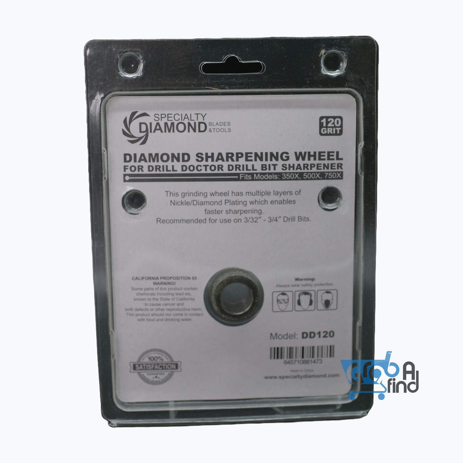 120 Grit Replacement Diamond Grinding Wheel For 350X, 500X and 750X Drill Doctor