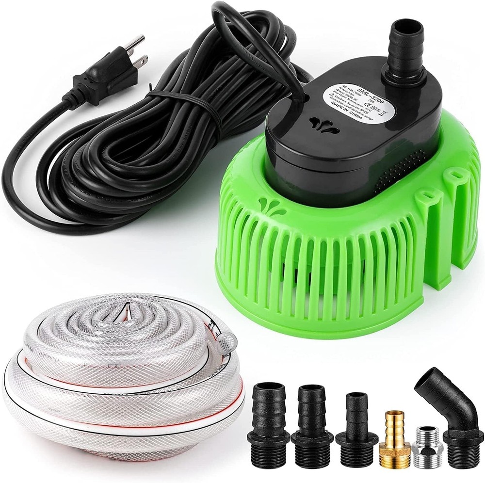 Pool Cover Pump Above Ground, Water Pump for Pool Draining, Submersible