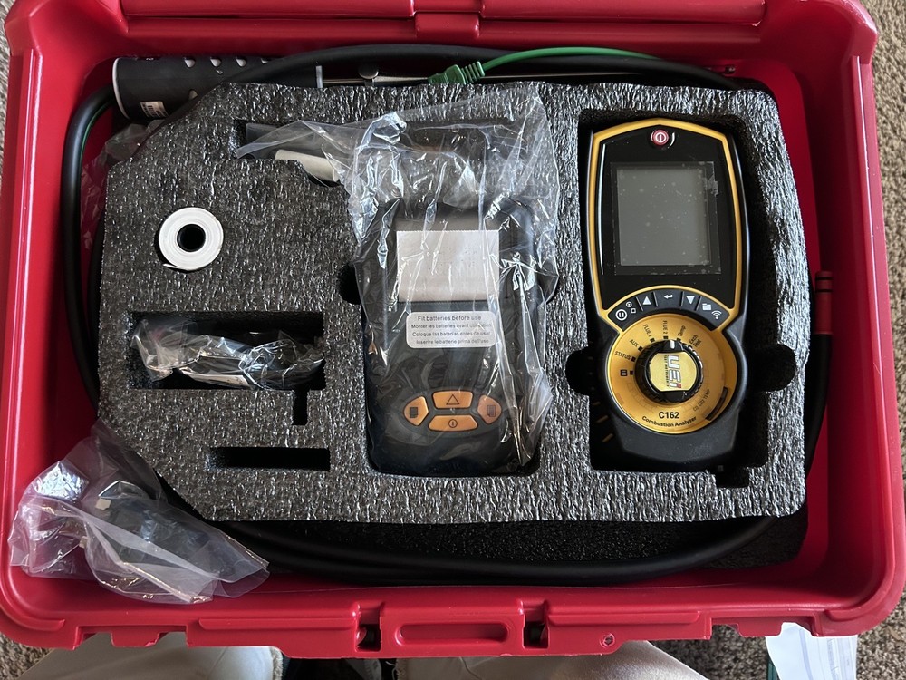 UEI C162 Gas Analyzer with Heat exchanger test, Includes Printer