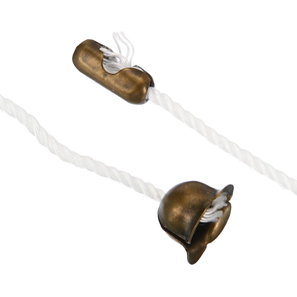 6pcs Pull Cord for Ceiling Switch Pull Cord String Chain Extension White Bronze