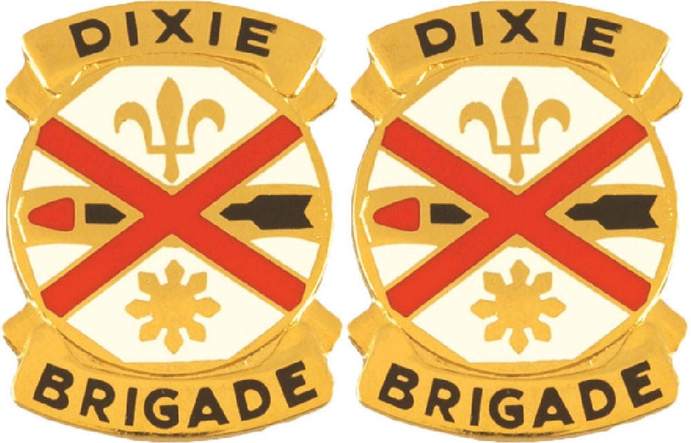 31st Armor Brigade Distinctive Unit Insignia - Pair - Dixie Brigade
