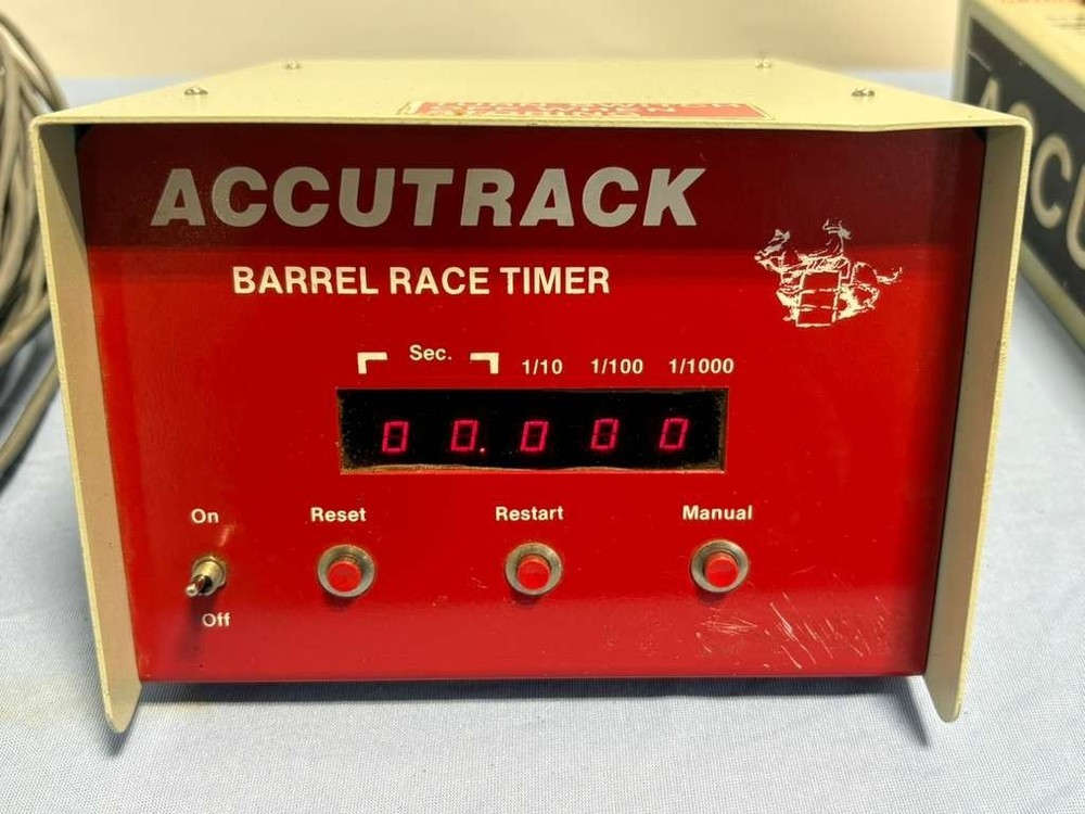 Specialty Instruments Accutrack Barrel Race Timer Set Model 101, 102 w/ Case