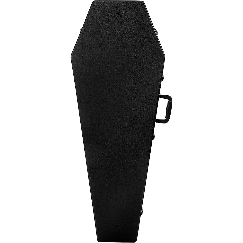 Coffin Case Guitar Case Black Black LN