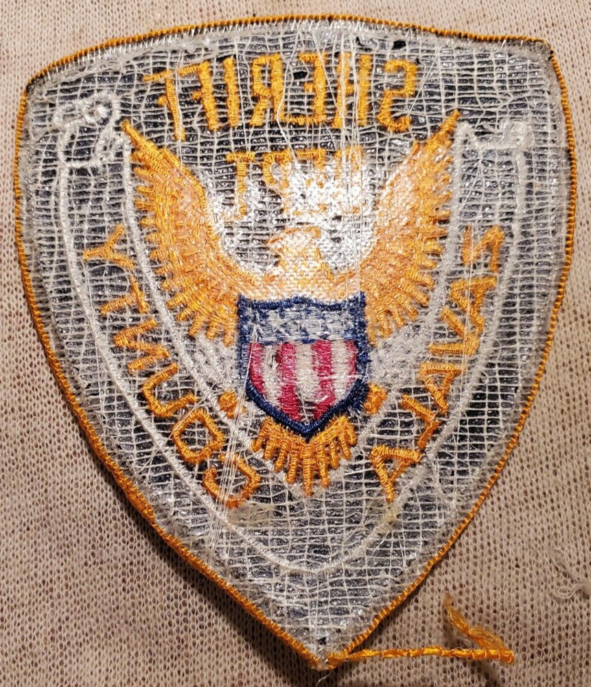 TX Vintage Zavala County Texas Sheriff Shoulder Patch