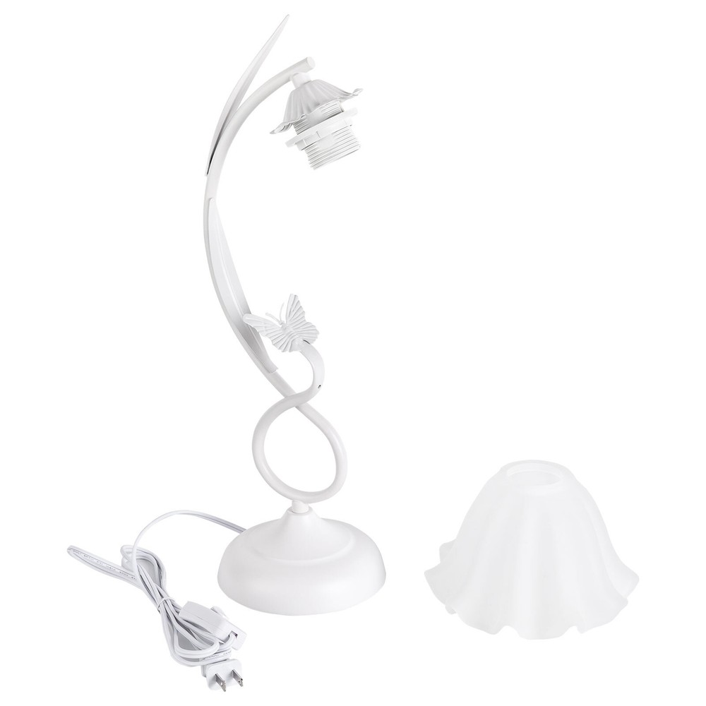 Table Lamp Flower-shaped Table Lamp Bedside Dining Table Lamp E26 Lampshade 110V