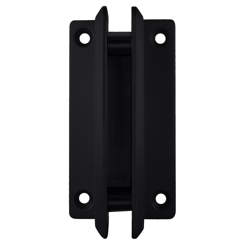 Matte Black Cologne 337 Series Adjustable Wall Mount 'H' Back Plate Hinge