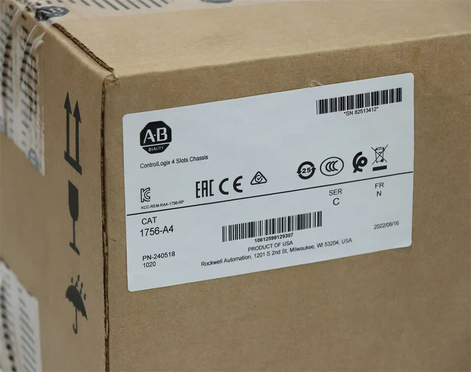 New  1756-A4 ControlLogix 4 Slots Chassis