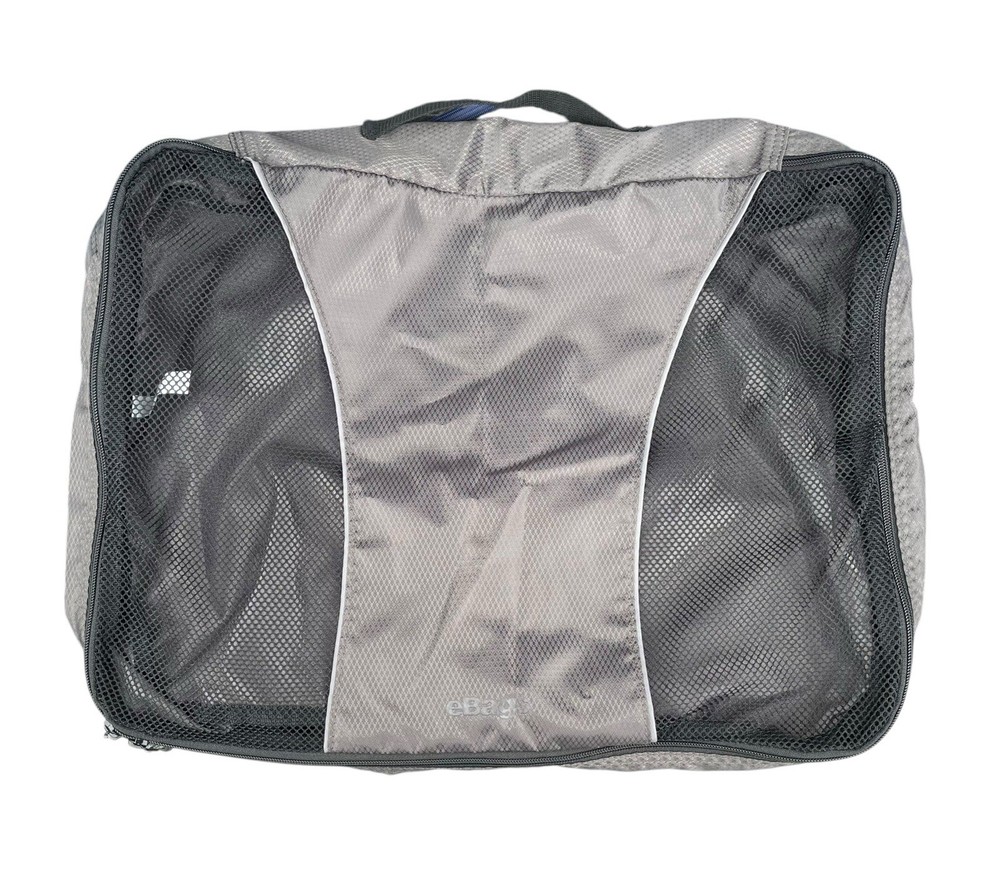 NWOT EBags Gray Mesh Nylon Packaging Travel Cube