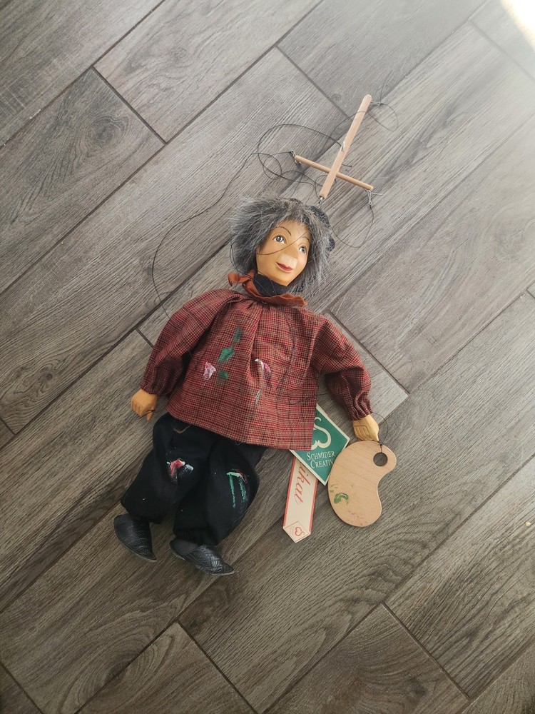 schmider creativ  painter marionette With Tags