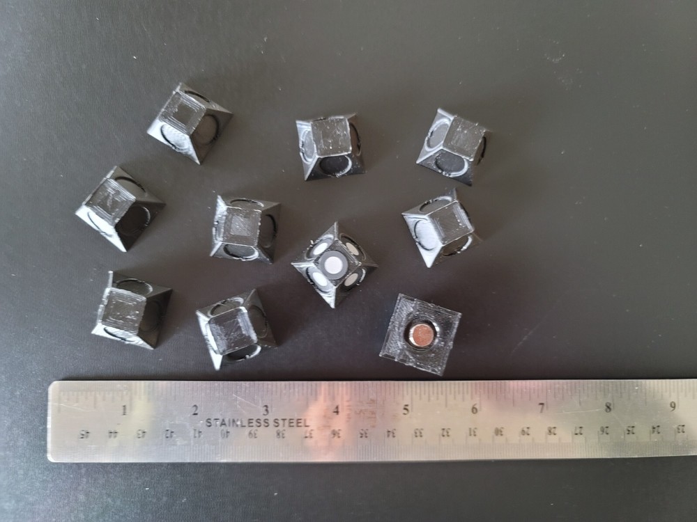 3D Scanner Pyramid Target Markers - Re-usable 10 Pack