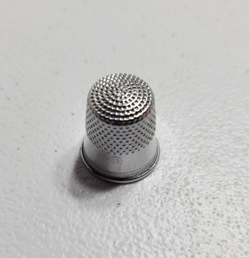 Vintage Silver Thimble