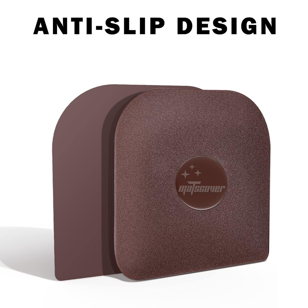 Pan Scraper, 5 Pcs Pot Scraper Plastic, Non Scratch 5 Pcs, Brown