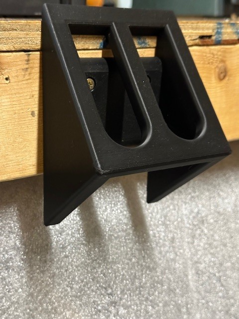 2 Pistol Rack Handgun Stand Display Holder Wall Mount Safe Mount