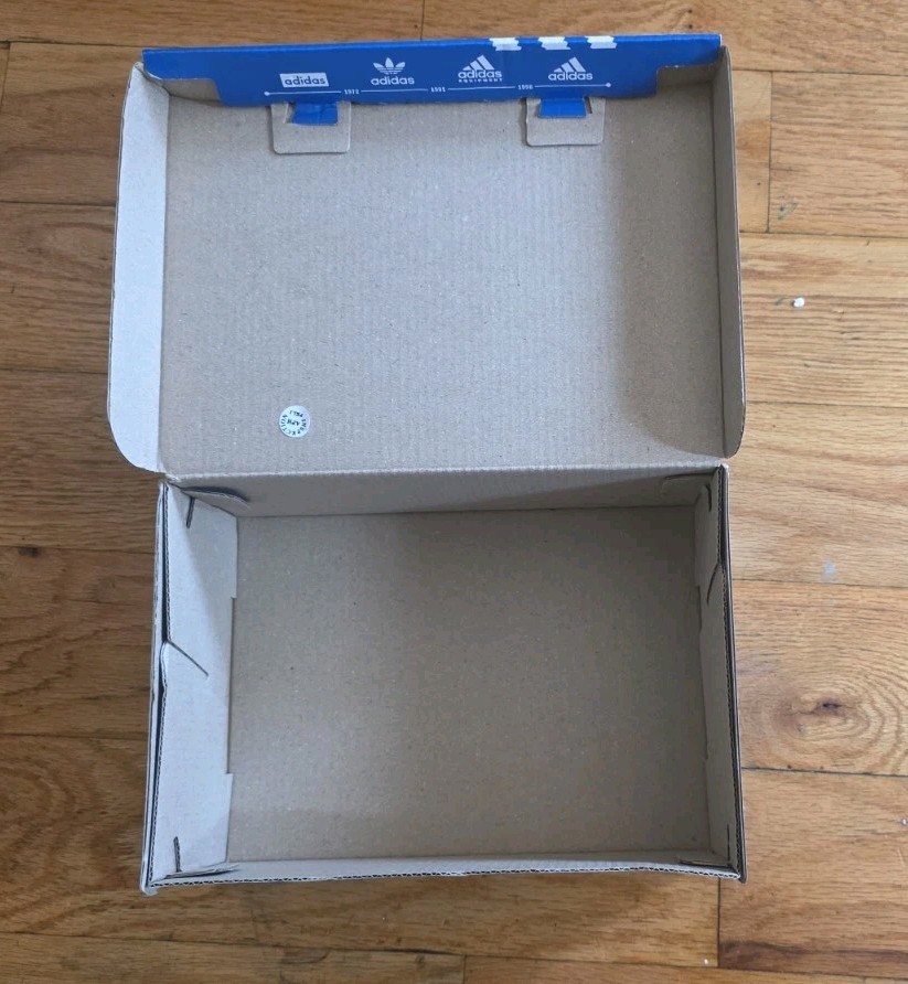 Empty Addias Shoes Box