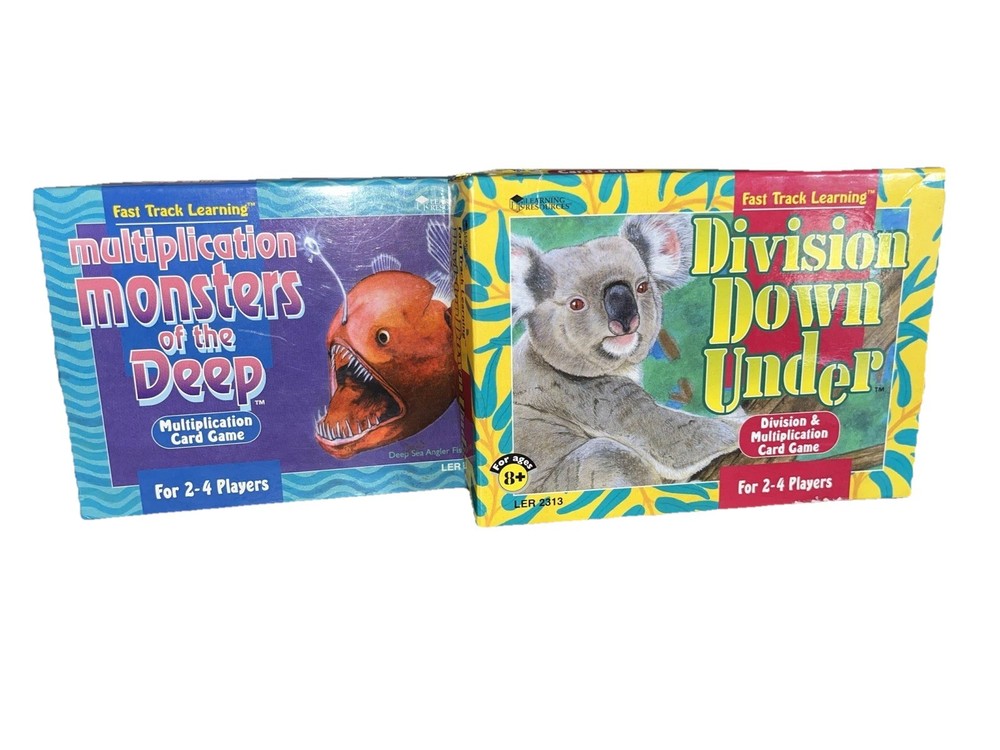 3 Multiplication/Division Mathematics Games Fast Learning and Bingo B2