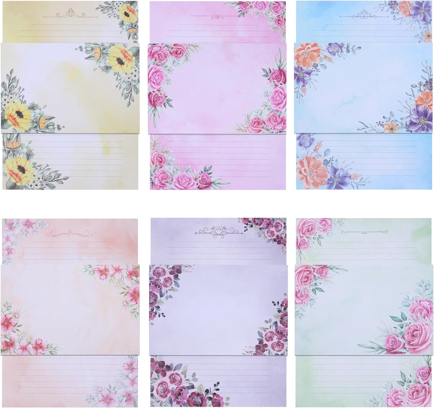 Letter Writing Paper - Lined Stationary Paper and envelopes Set - Letter Stat