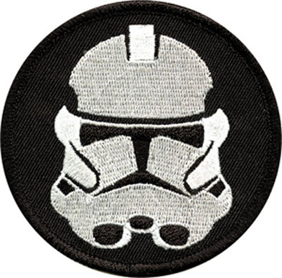 Star Wars Clone Trooper Head 3" Round Patch-USA Mailed (SWPA-CD-25)