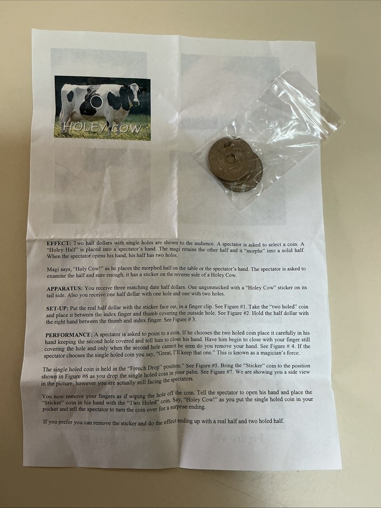 Holey Cow Magic Trick