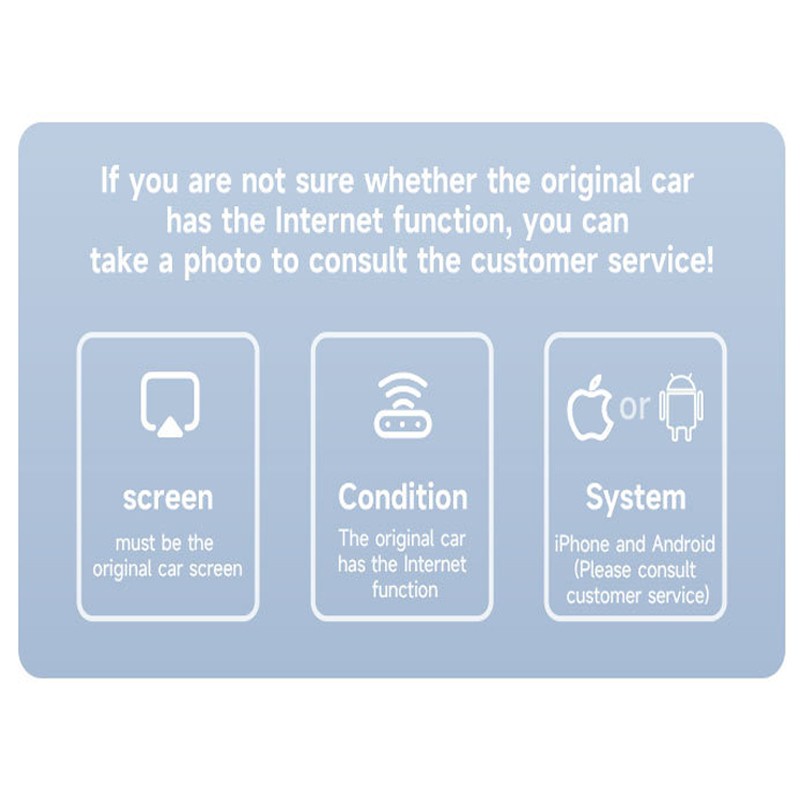 2025 Upgrade Wireless CarPlay Adapter USB for iOS 10 /Android 11