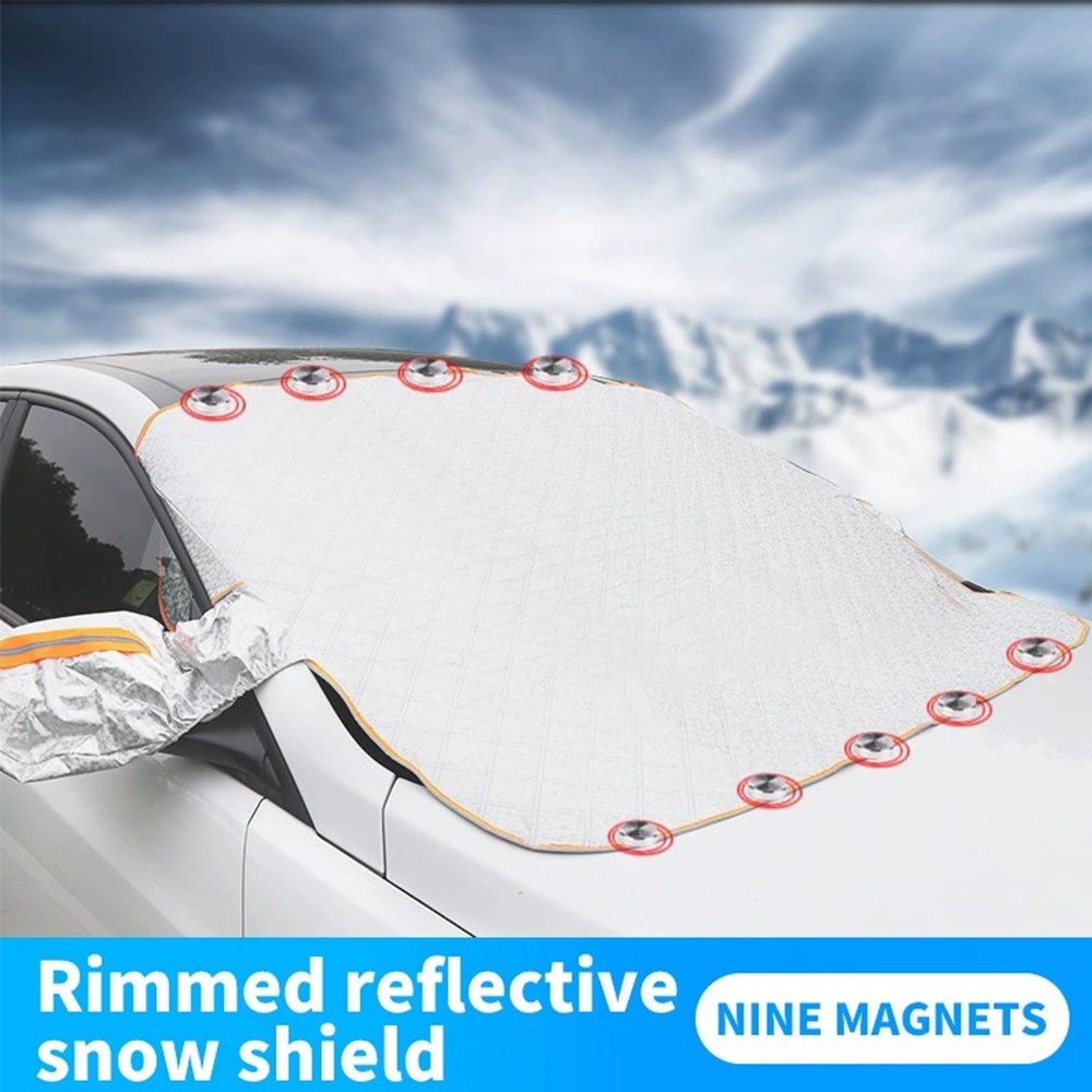 Demonsmoto Car Windshield Cover Protector Winter Snow Ice Frost Guard Sun Shade