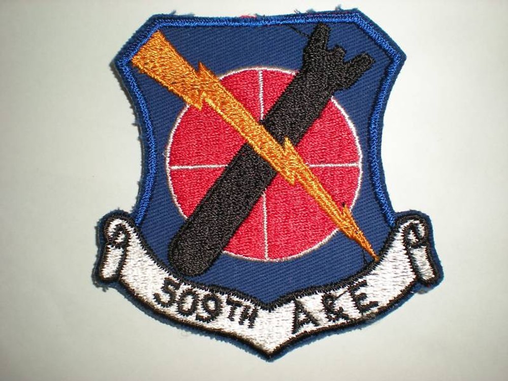 USAF 509TH ARMAMENT AND ELECTRONICS SQ PATCH -COLOR