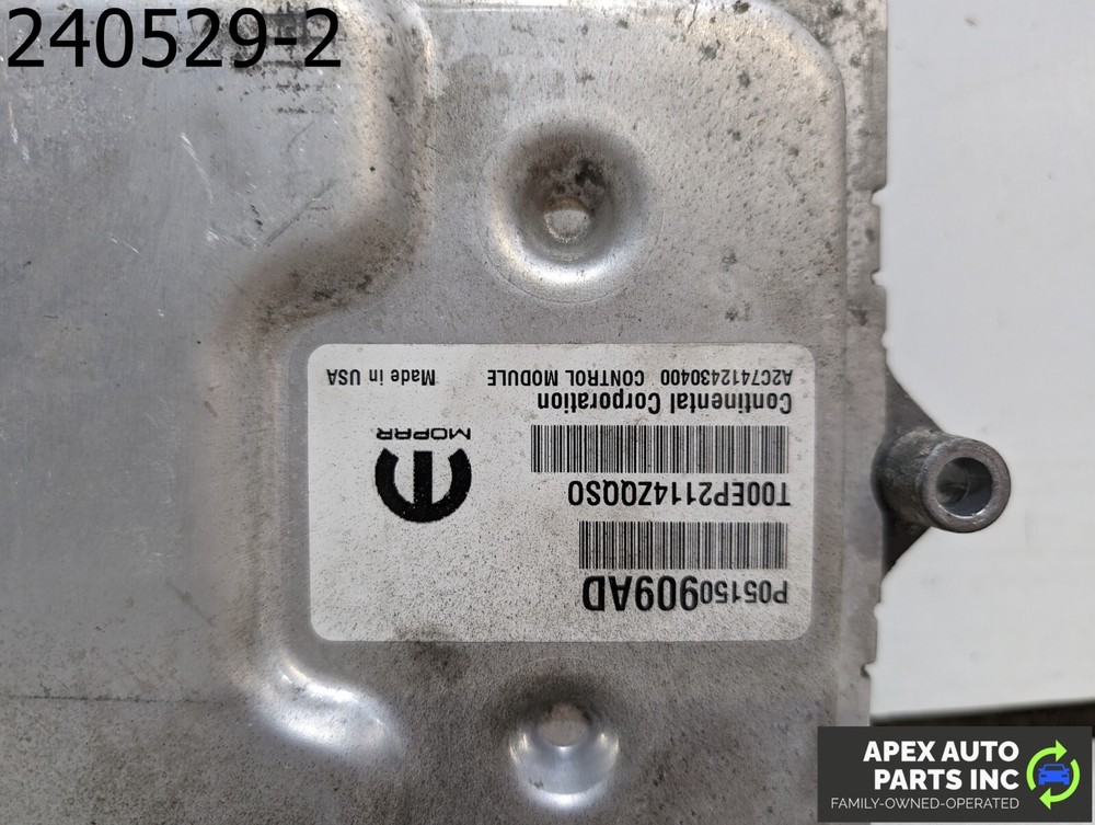 OEM 2015 Jeep Cherokee 2.4L ENGINE COMPUTER BRAIN BOX ECU ECM