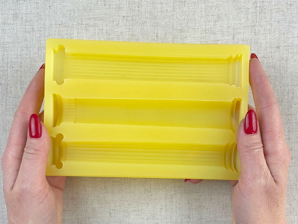 Silicone mold Half Column Miniature architectural column 1/12 scale Accessories