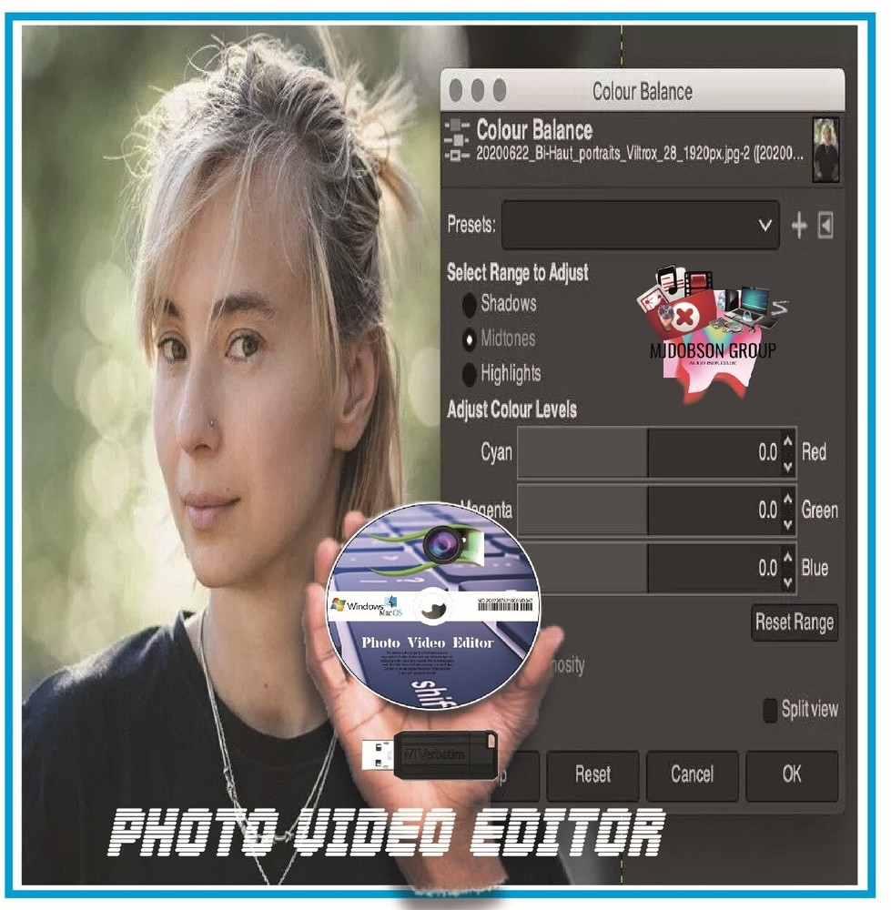 Professional Photo Video Editing Software USB – Image Editor for PC.