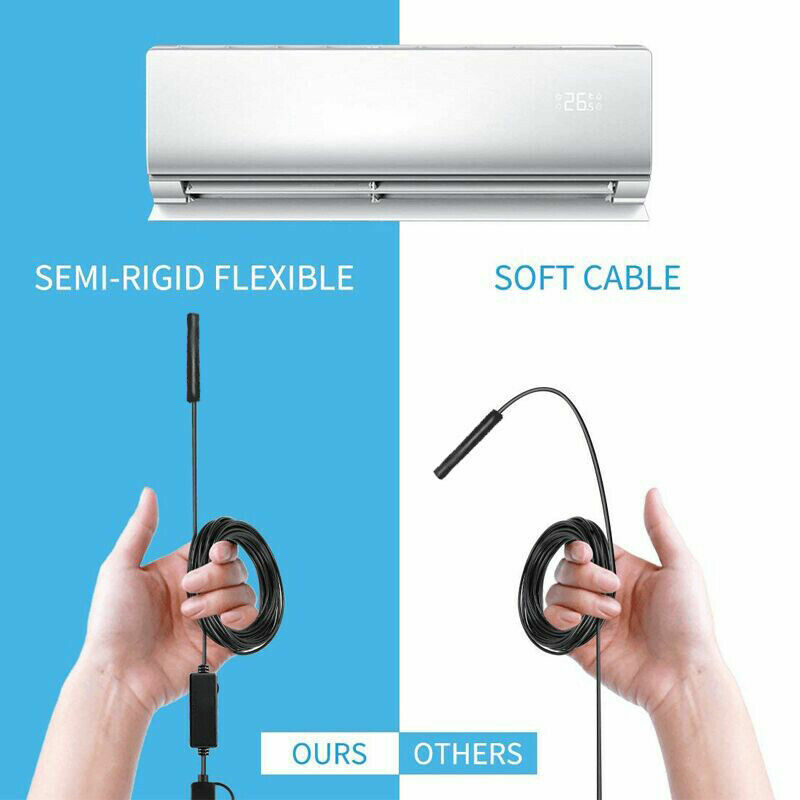 6LED USB Snake Endoscope Borescope Camera for Android Phone Type C HD Inspection