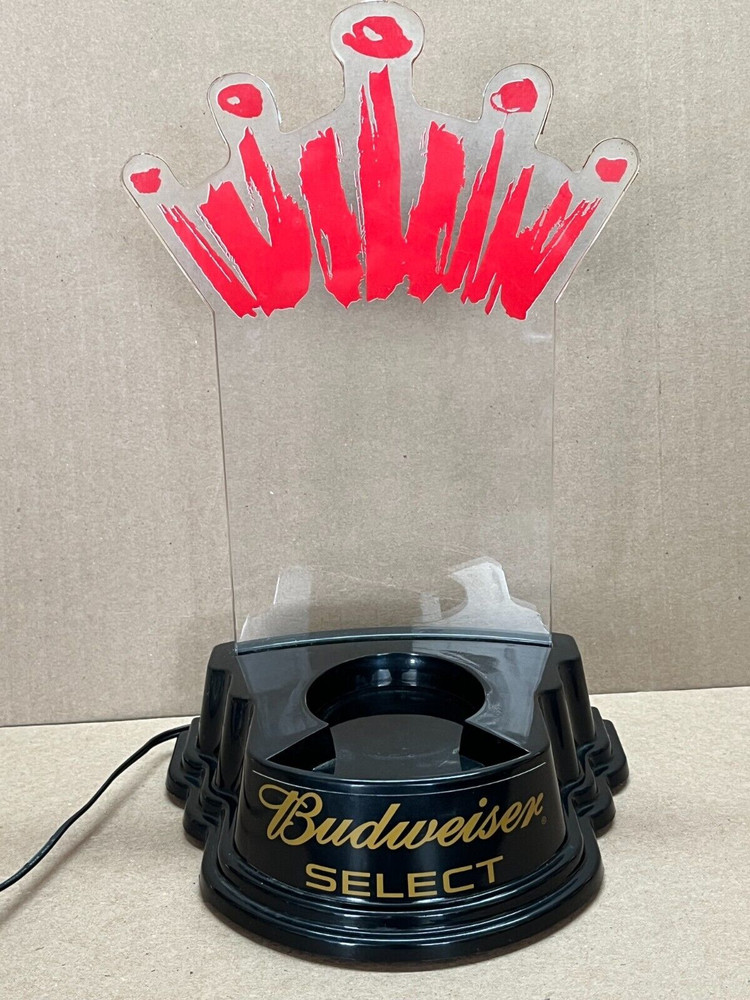 Budweiser Select Light Up Beer Sign
