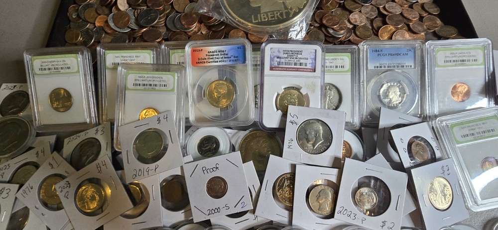 US Coin Mystery Pack - Early, Graded, Key Dates - Read Description