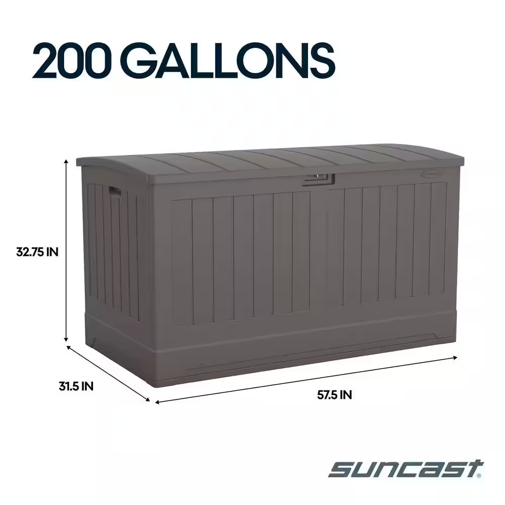 200 Gal. Plastic Deck Box