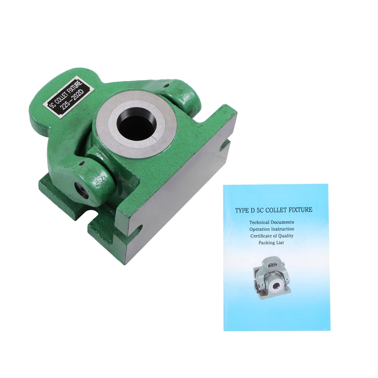 Heavy Duty 5C Collet Fixture Dead Length Chuck Fixture Horizontal Vertical Mill