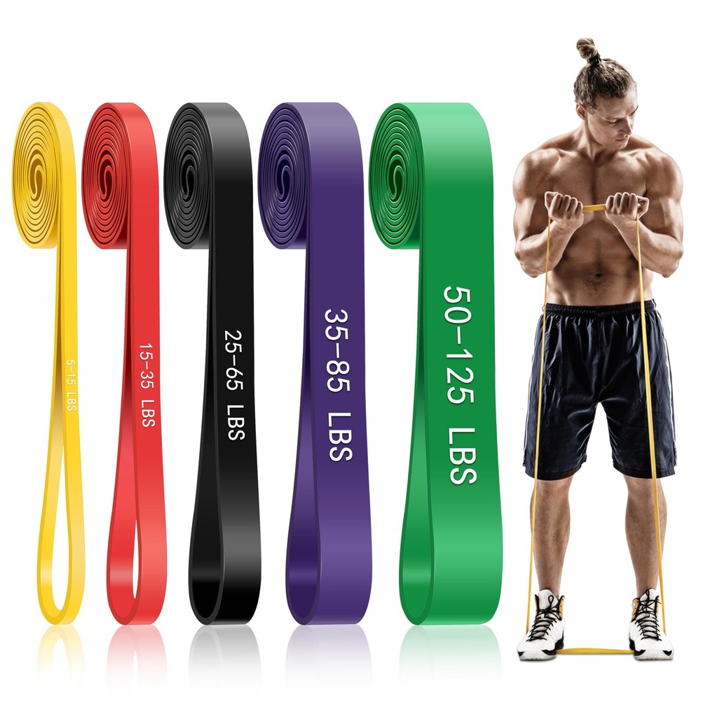 Pull Up Assistance Bands, 5-Level Resistance Bands for Working Multicolor