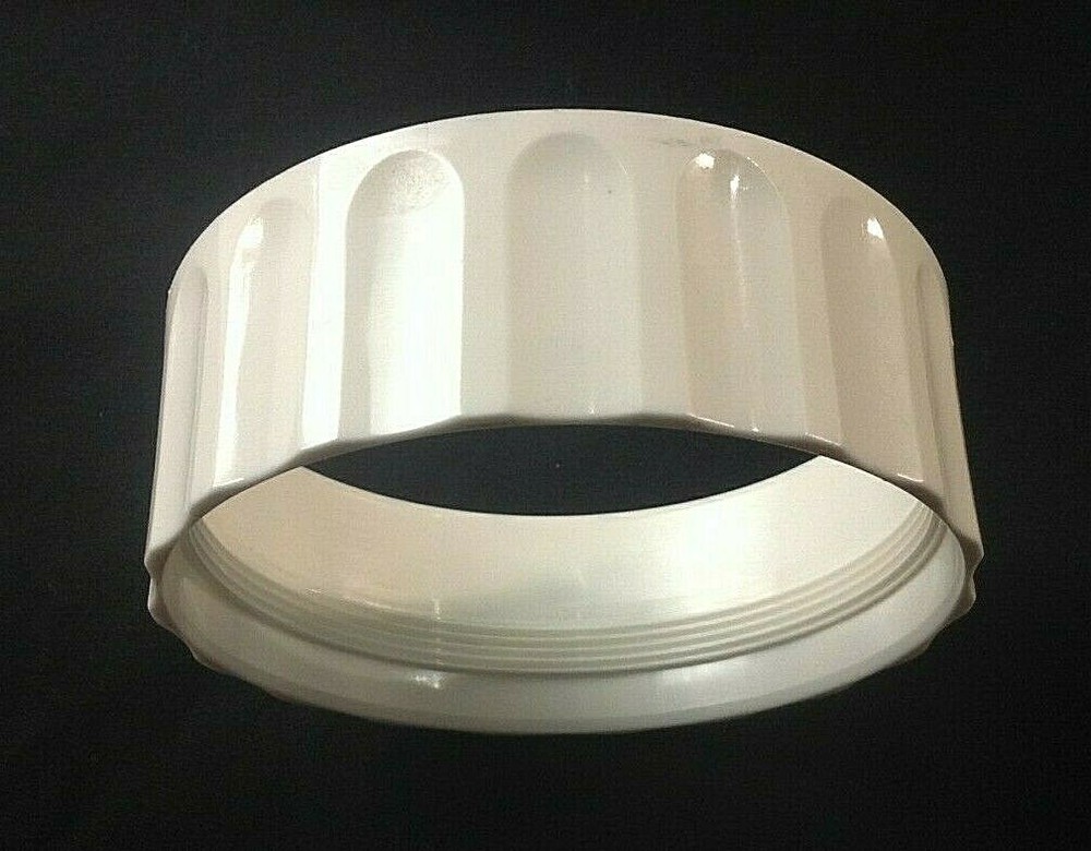 Mercury White Round Gauge Bezel Bracket 3-1/2"