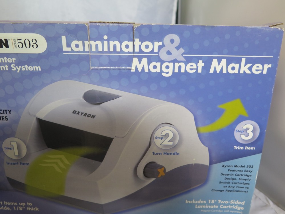 Xyron Model 503 Laminator & Magnet Maker in Box