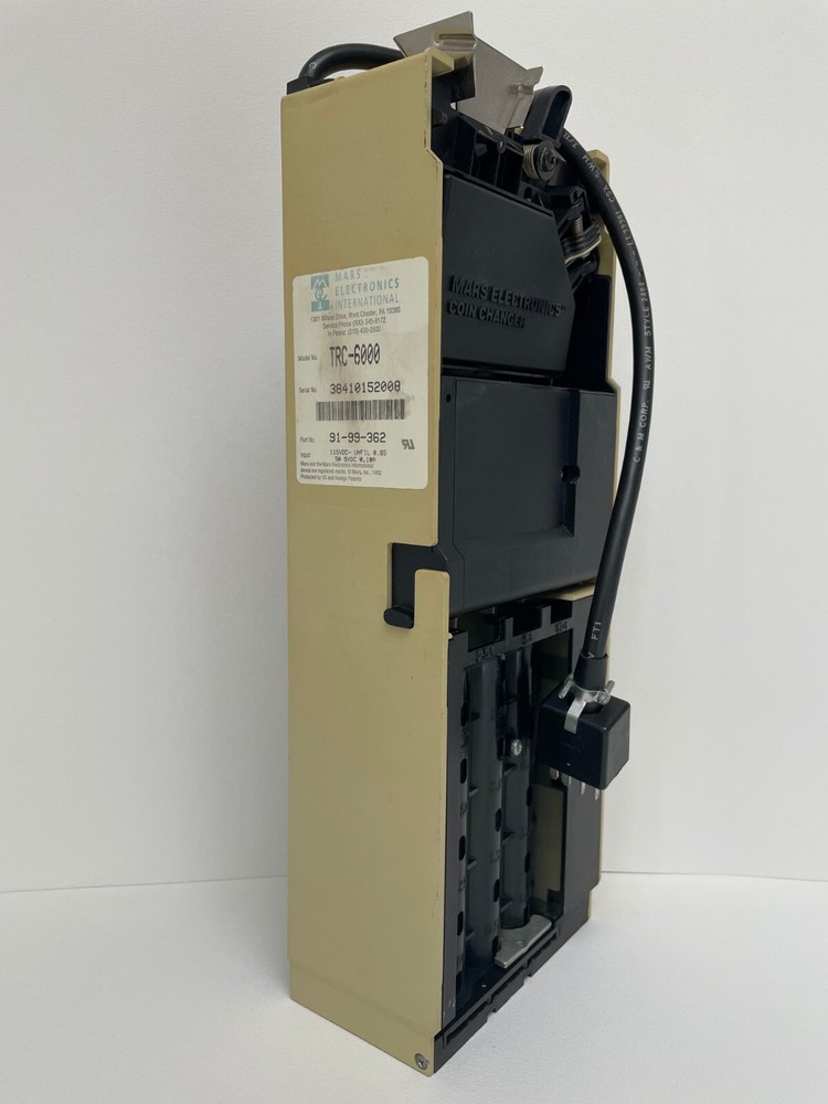 Mars TRC 6000 COIN MECH COIN ACCEPTOR *COMPLETELY REBUILT*