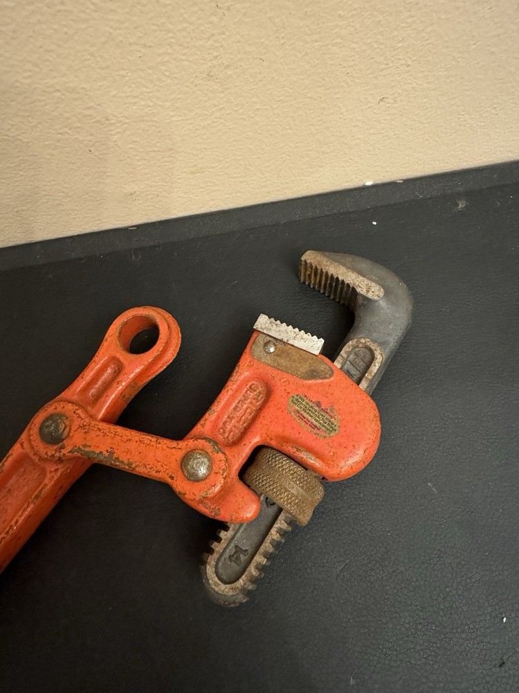 Ridgid Super Two compound leverage pipe wrench Made in USA