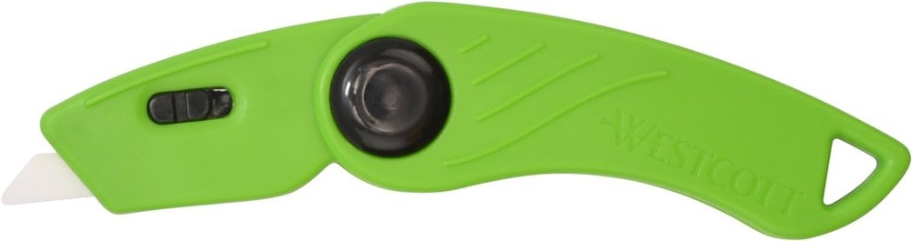 Westcott Foldable Ceramic Utility Cutter Pack of 1, Green