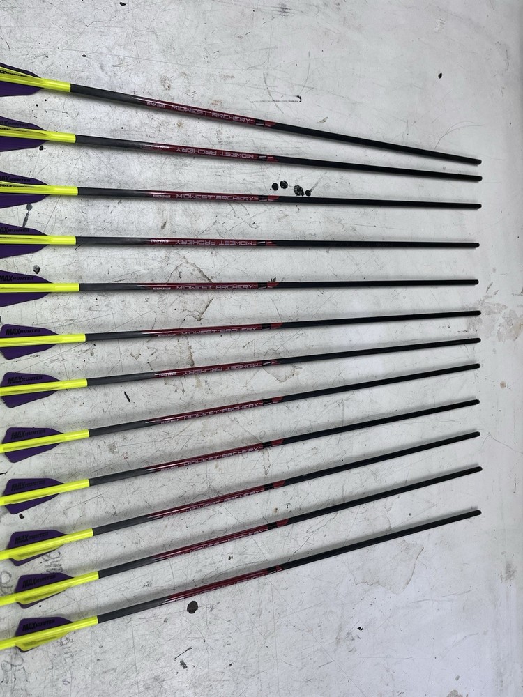 12 Black Eagle 350 Spine Arrows