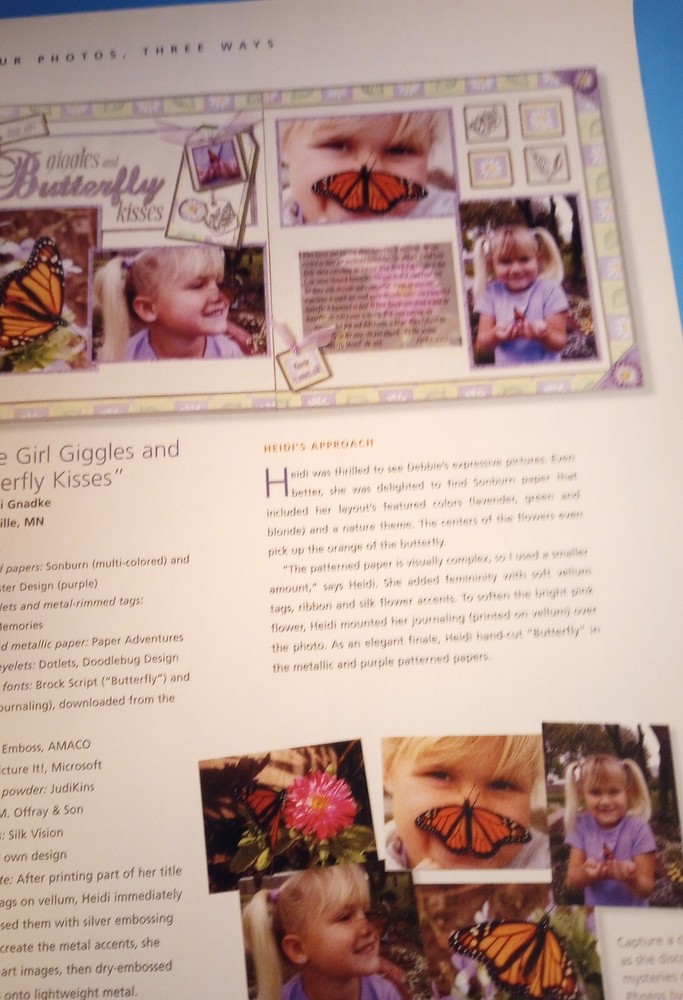 "Scrapbook Tips & Techniques" Paperback Craft Book