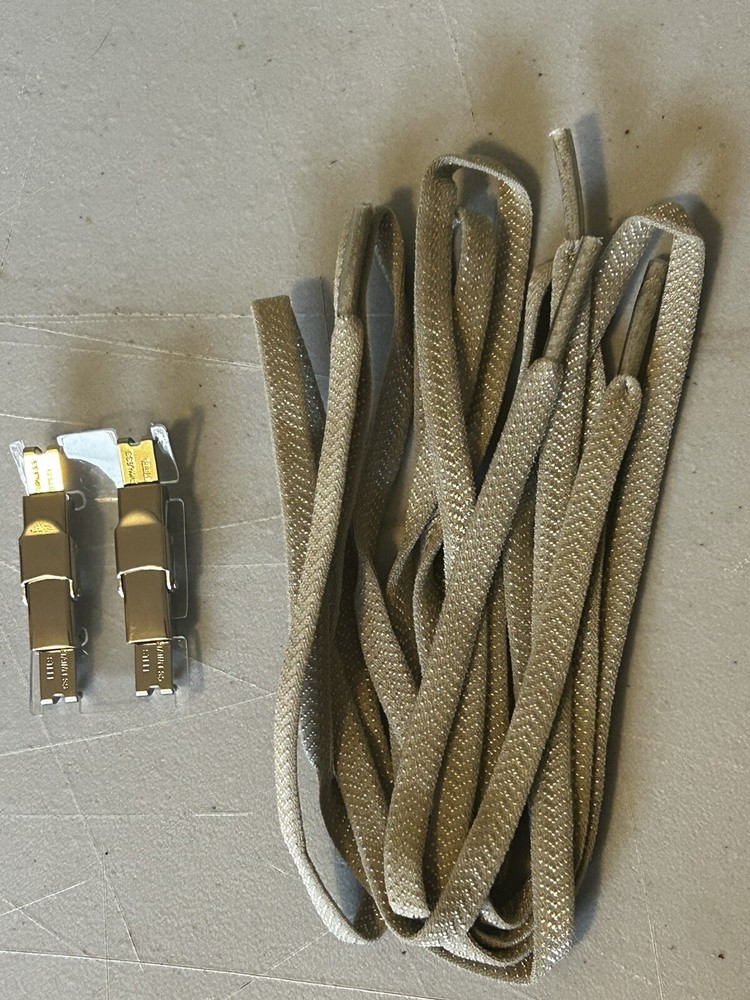 Gray elastic shoelaces Pair