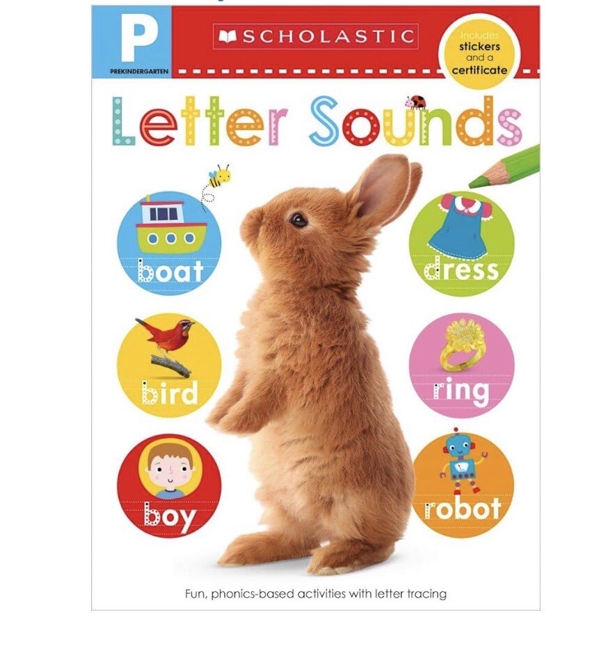 Scholastic Preschool Letter Sounds Workbook