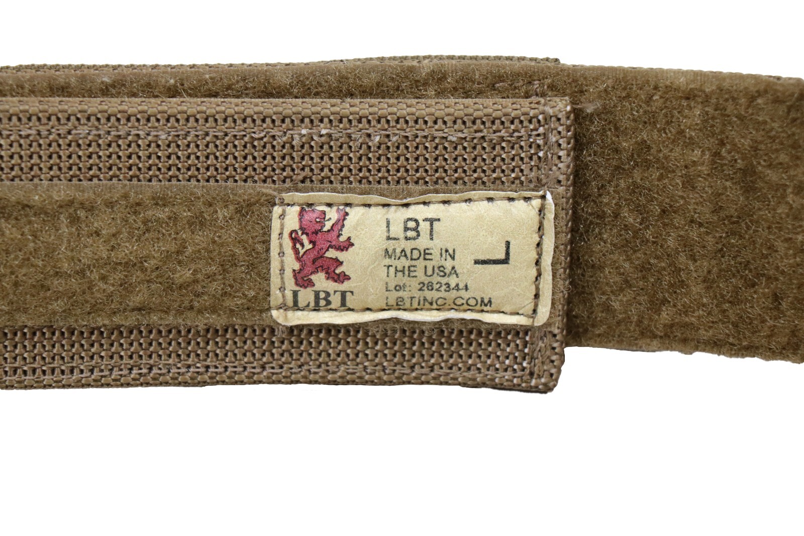 Large - US Military London Bridge Trading Coyote Brown LBT 0601A Belt USMC