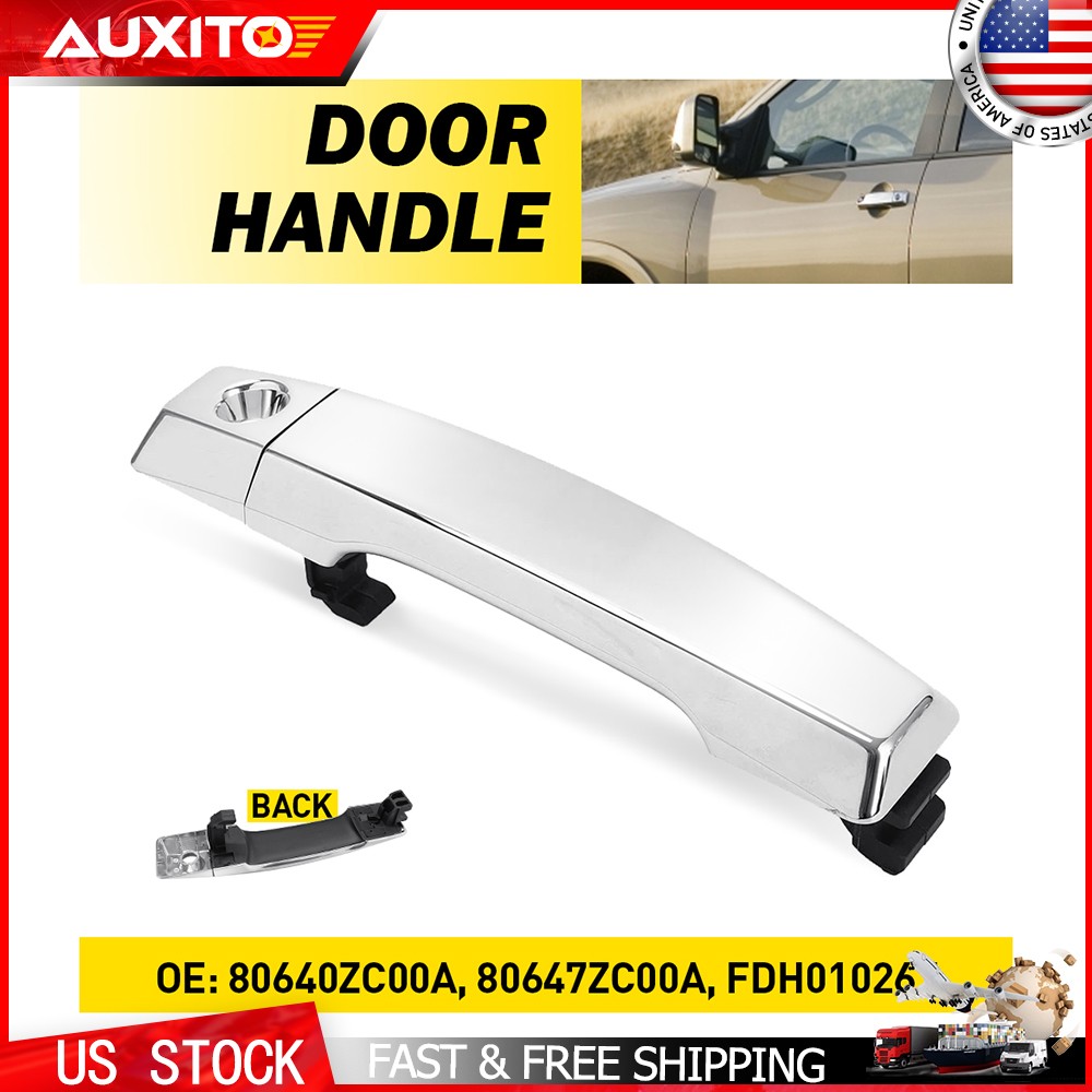 For Nissan Titan/Armada 2004-2015 Front Driver Side Chrome Outer Door Handle