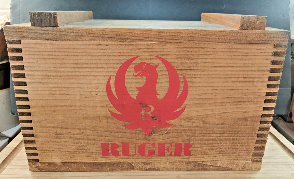 RUGER  Wooden Ammo Box