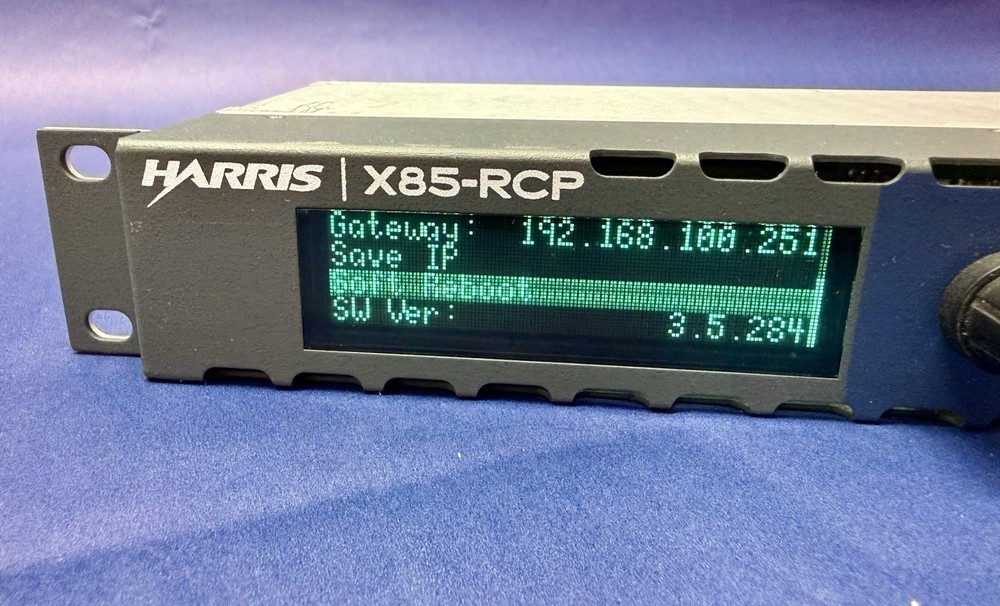 Harris X85 Remote Control Panel Harris X85-RCP